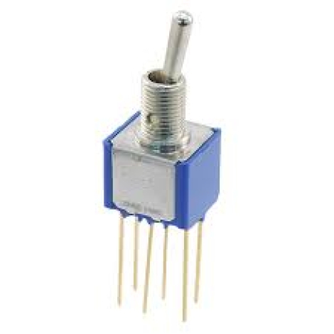 5246MIWRADBX449SWITCH TOGGLE DPDT 6A 125V | APEM | Переключатель
