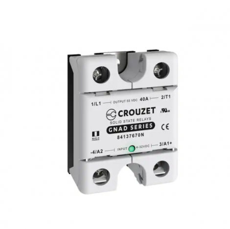 84140631N
SSR, GN2, 2-CHANNEL, 50A | Crouzet | Реле