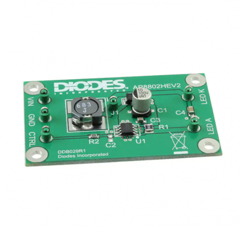 AL9910EV5
EVAL BOARD T8 LED DVR 240MA | Diodes Incorporated | Плата