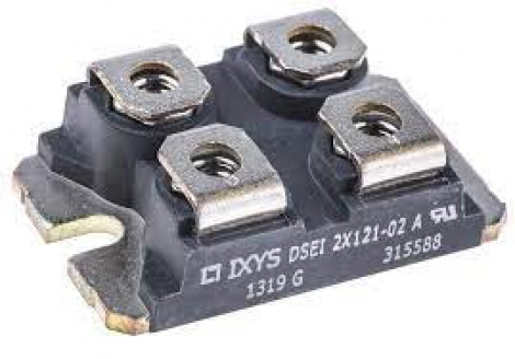 DSEI2X121-02ADIODE MODULE 200V 123A SOT227B IXYS - Диод