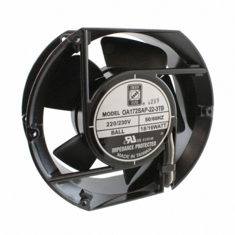 OA172SAP-22-3TB | Orion Fans | Осевой вентилятор 172X50.8MM 230VAC