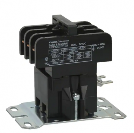 P25P42D22P1-24
RELAY CONTACTOR 3PST 25A 24V | TE Connectivity | Контактор