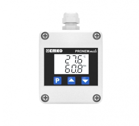 Pronem Midi-LCD (Duct Type) | EMKO | Датчик температуры и относительной влажности