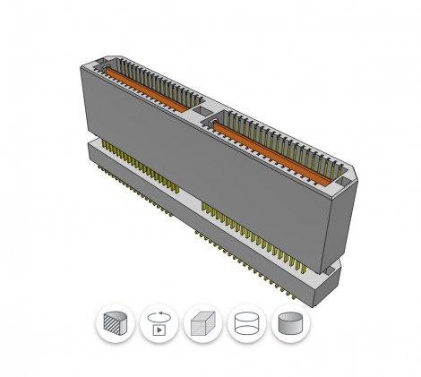 QTH-090-01-F-D-A-GP-K| Samtec | .5мм , двухрядный,  MI SOCKET ASSEMB