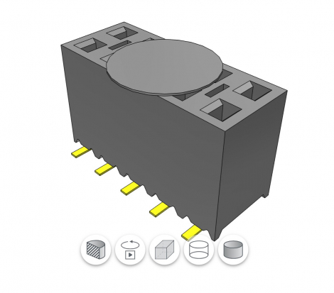 SSM-112-L-DV-016-P-TR | Samtec | .025 розетка, S