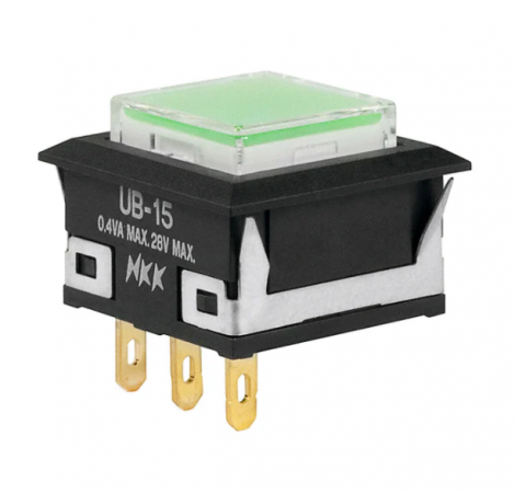 UB26NKW01N-C
SWITCH PUSHBUTTON DPDT 5A 125V - NKK Switches - Кнопка