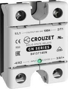84137140N SSR, GN, SINGLE PHASE, PANEL MOU | Crouzet | Реле