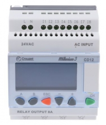 88974044 Контроллер Crouzet Millenium3 CD12 Smart Compact с дисплеем