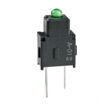 A01PF
INDICATOR SW LOPRO STRAIGHT GRN - NKK Switches - Индикатор