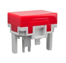 AT478JB
CAP PUSHBUTTON SQUARE CLEAR/WHT - NKK Switches - Крышка