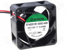 EF40201BX-000U-A99 | SUNON | DC Вентилятор  40X20MM 12VDC