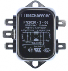 FN2020-3-06 | Schaffner EMC | Однофазный сетевой фильтр