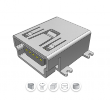 PLCC-084-T-A| Samtec | Соединитель SOCKET PLCC 84POS TIN