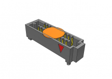 QSE-040-01-L-D-GP-K-TR| Samtec | .8мм , двухрядный,  MI SOCKET ASSEMB